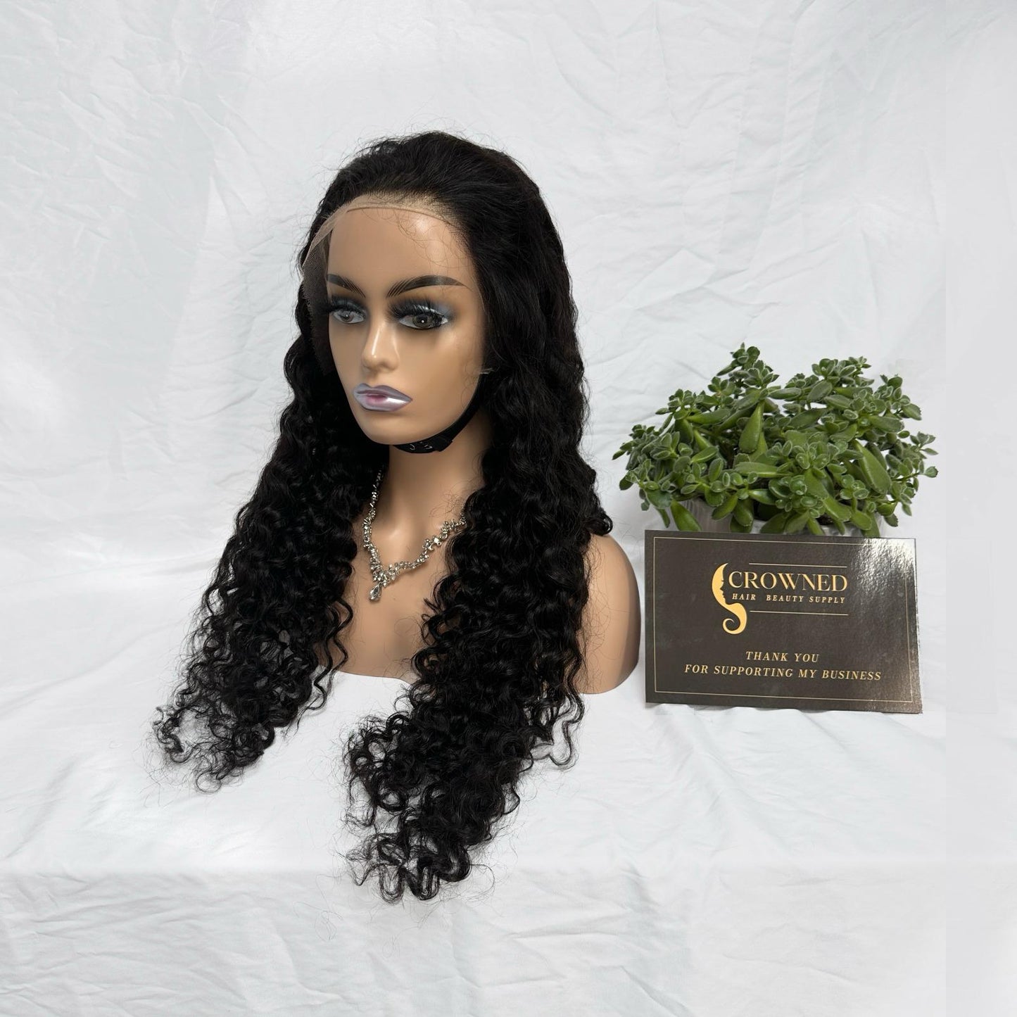 Deep wave human hair 13x4