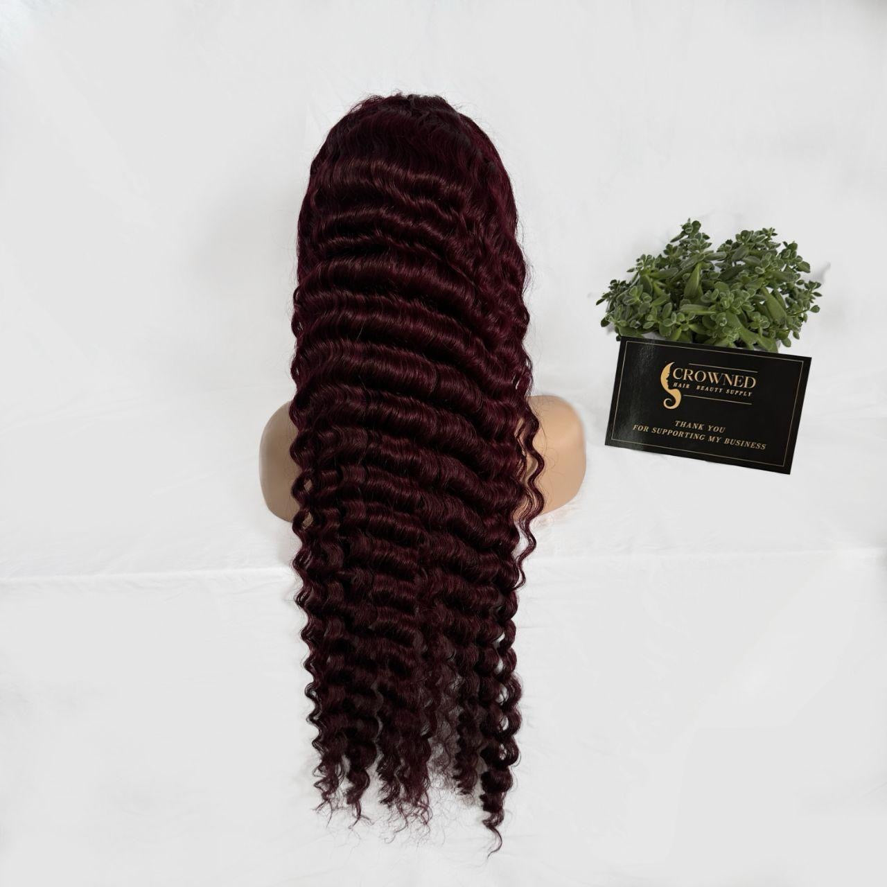 Deep wave human hair